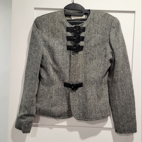 Authentic Christian Dior vintage tweed jacket - Picture 1 of 5